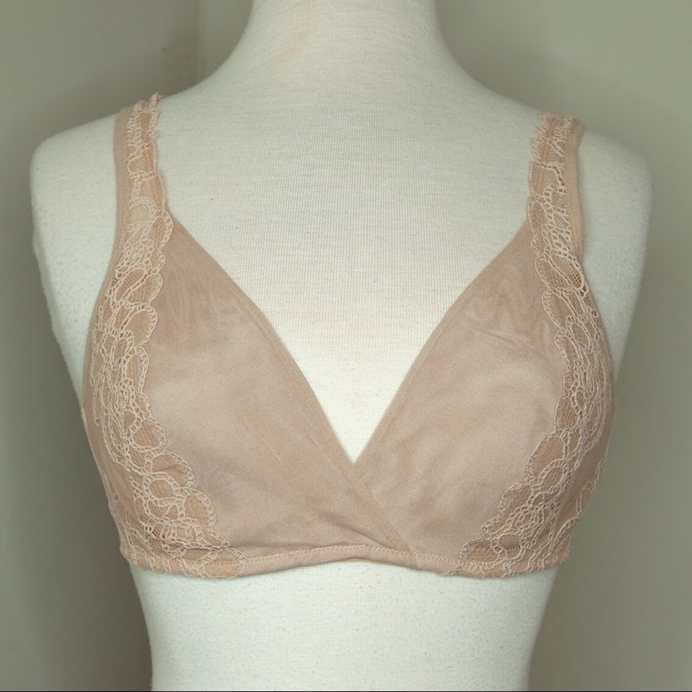 DKNY Beige Contradiction Wire-free Bra 36C